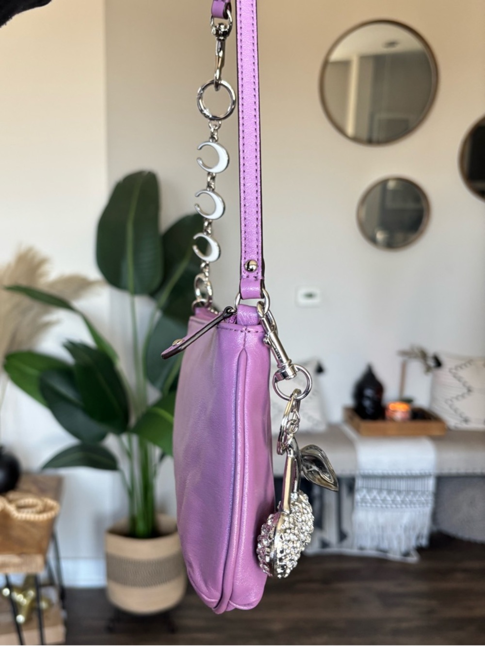 💜💟Y2K COACH Ashley Large Wristlet Mini💟💜 Bag - Picture 6 of 9